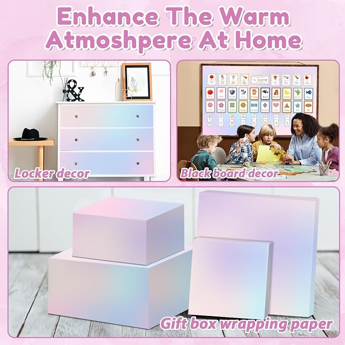 Dreamy Gradient Bulletin Board Paper Roll Pastel Gradient Bulletin Board - Image 7