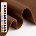 Cognac Soft Felt Fabric Sheet, 1.6mm Thick by Grainear