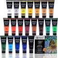 Artecho Professional Acrylic Paint Set, 20 Primary Colors Tubes, Art Craft by Artecho