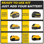 110W Cordless Hot Glue Gun for DeWalt 20V MAX Battery | Temp Adjust, Fast - Image 6