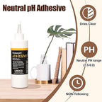 Lineco Neutral pH Adhesive, Acid Free All-Purpose Glue, 8 OZ, 2 Pack | Dries - Image 3