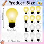 60PCS Classroom Light Bulb Cutouts Back to Schol Light Bulb Bulletin Board - Image 2