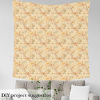 Feelyou Dragonfly Fabric by The Yard, Vintage Birds Floral Upholstery Fabric - Image 3