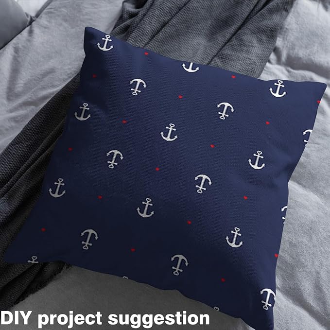 Anchor Fabric by The Yard, Ocean Adventure Soft Flannel Polyester No Stretch - Image 3