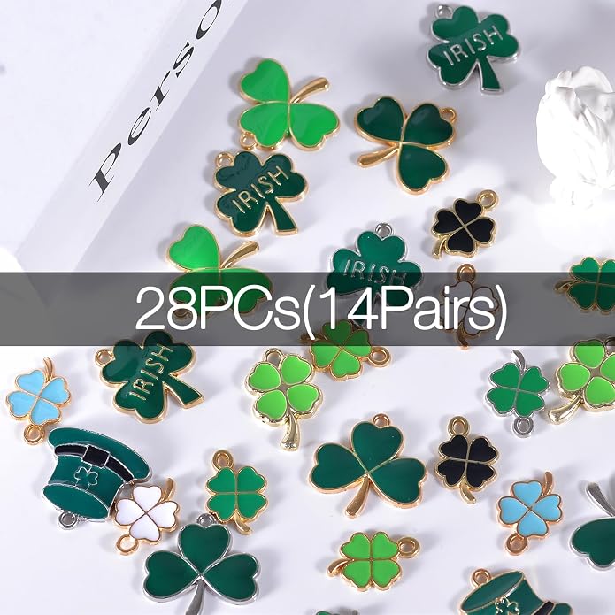 Bulk Gold Enamel Charms for Jewelry Making, Colorful Metal Charms Pendant for - Image 2