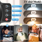 10X 30X Magnifying Glass with Light and Stand, 72 LED 3 Color Modes Stepless - Image 4