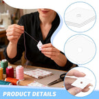 500 PCS 1" Diamond 60 Degrees Piecing Paper Templates, Quilting Templates - Image 3