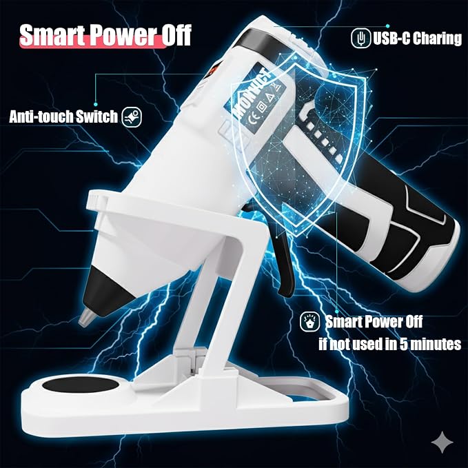 MONVICT Cordless Digital Display Hot Glue Gun - Image 4