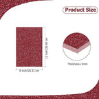 2 Pack 8'' x 12'' Glitter Red Acrylic Sheet, 3mm Thick Acrylic Plexiglass Boards - Image 2