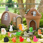 50 Pcs Mini Resin Animal Tiny Resin Animals Figurines Bulk Miniature Little to - Image 4
