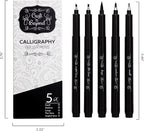 Craft 'n' Beyond Calligraphy Brush Pens Pack of 5 Markers - Image 7