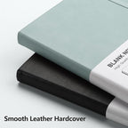 RETTACY Blank Journal Notebook, 192 Pages, A5 Medium Size | Leather Hardcover - Image 4