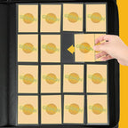 Trading Card Binder 16 Pocket, Foalgo PU Cover Card Binder - Image 5