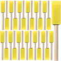 Bates- Foam Paint Brushes with Wood Handle, 1 Inch, 26 Pack, Sponge Brushes by BatesChoice
