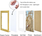 Vittanly 10x10 Picture Frames Set of 2, Ornate Vintage Photo Frame - Image 6