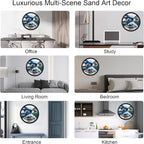 Mtadmai Moving Sand Art, 3D Sand Art Pictures Deep Sea Sandscape Living Room - Image 8