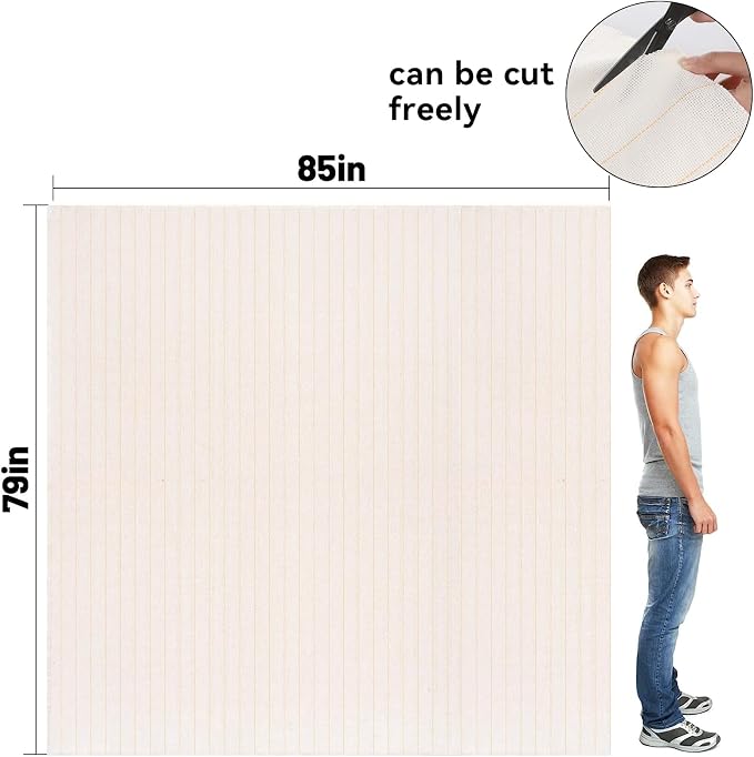 85" × 79" Large Overlocking Tufting Cloth - Image 6