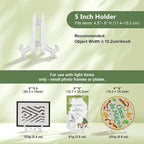 Artliving 5 Inch Clear Plastic Easels or Stand/Plate Holders to Display - Image 3
