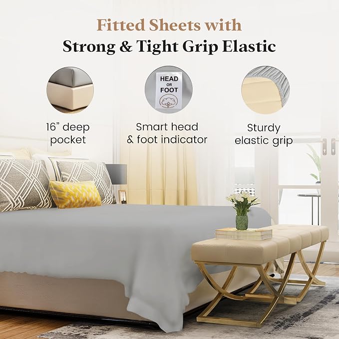 Good Sleep Bedding Cal King Fitted Sheet Only - Image 3
