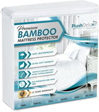 PlushDeluxe Premium Bamboo Mattress Protector – Twin XL Size, Waterproof by PlushDeluxe