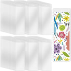 DSYIL 120 PCS Bookmark Sleeves Clear by DSYIL