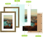 Golden State Art, 12x16 Ornate Finish Photo Frame - Image 3