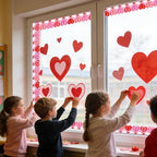 69 Ft Valentine’s Day Heart Hot Air Balloon Bulletin Board Border Love is in - Image 8
