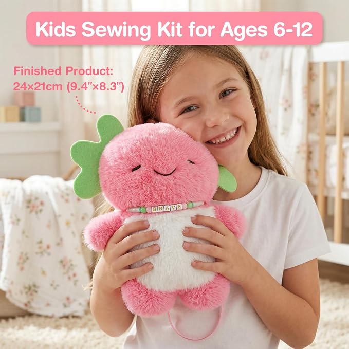 Avenir My First Sewing Kit for Kids Ages 6-8 | Learn to Sew Stuffed Animal - Image 4