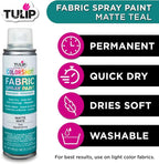 Tulip ColorShot Instant Fabric Spray Paint, Permanent Color Spray-On Fabric - Image 4