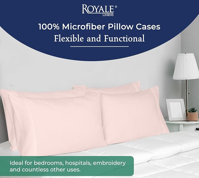 Royale Linens Standard Pillowcase Set of 2 - Image 6
