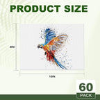 ESRICH 8x10 Canvas for Painting, 60 Pack Canvas Boards for Painting, Blank - Image 2
