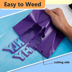 RENLITONG Purple Iron on Vinyl 12Inch by 13ft Roll Heat Transfer Vinyl - Image 4