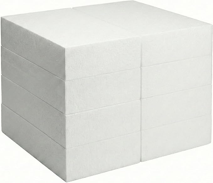 Silverlake 6x12x2 Craft Foam for Styrofoam Block Projects by SilverlakeCraftFoam