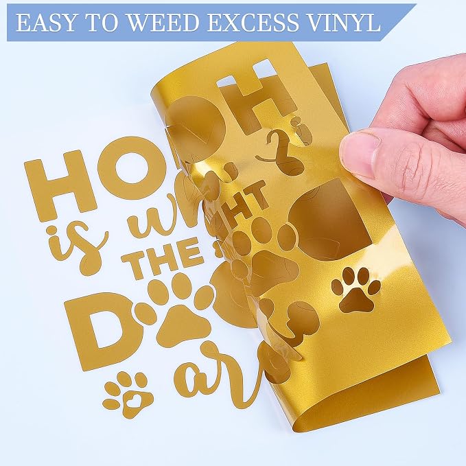 Prime Vinyl Permanent Vinyl, Glossy Gold Vinyl Compatible - Image 5