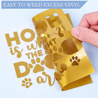 Prime Vinyl Permanent Vinyl, Glossy Gold Vinyl Compatible - Image 5