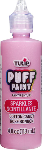 TULIP Puff Paint Sparkles Cotton Candy 4 Fl Oz by Tulip