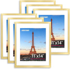 FIXSMITH 11x14 Picture Frame Bulk-6 Pack, Photo Frame by FIXSMITH