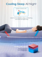 QUEEN ROSE Pregnancy Pillows, 60 Inch Cooling U Shaped Body Pillow - Image 4