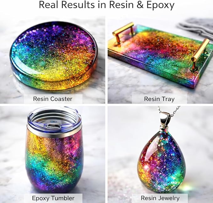 BALTIC DAY - Chameleon Mica Powder, 8 Jars of Color Shift Mica Set - Epoxy - Image 5