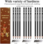 Fuxi Art Supplies for Teens 14-16 Girls, Professional Sketch Book and Pencils - Image 4