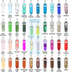 ROADPLUM 40Pcs Healing Crystal Pendants, Glow in the Dark Gemstone Charm - Image 6