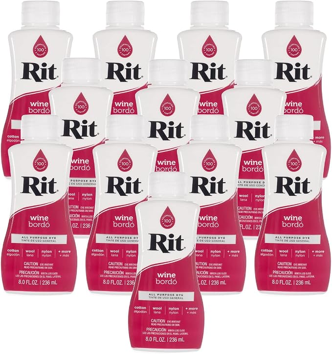 Rit Dye – 8 Oz. Liquid Fabric Dye by CraftCounty