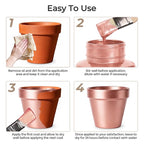 Nicpro Metallic Rose Gold Acrylic Paint, 8.45oz/250ml Gold Leaf Paint | Large - Image 6