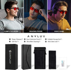 ANYLUV Blue Light Glasses Men Woman, Eye Strain Relief Eye Protection - Image 6