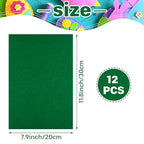 Morcheiong 12 Pcs Self Adhesive Felt Sheet Soft Felt Sheets - Image 2