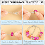 20 Pcs Gold Snake Chain Charm Bracelet Chain - Image 5