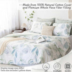 LEMIROE Botanical Cotton Comforter Twin Size - Image 2