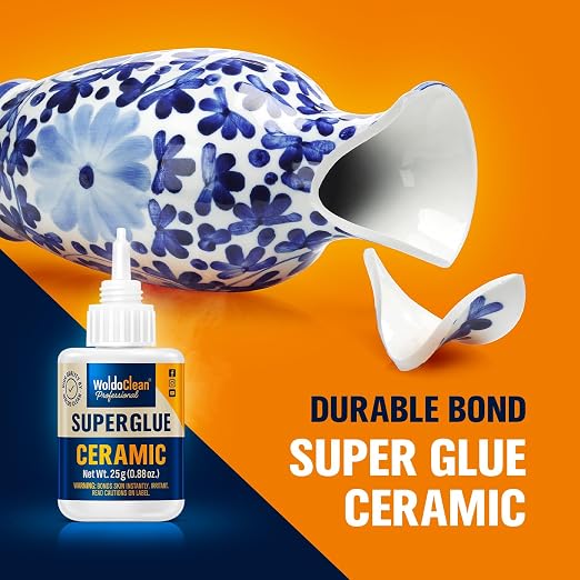 WoldoClean Super Glue for Ceramics and Porcelain 25g - Image 3