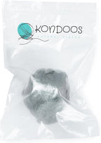 Kondoos Natural Wool roving, 2 OZ. Best Wool - Image 2