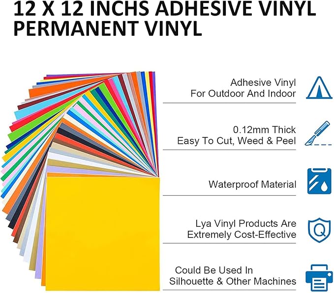 LYA Vinyl 130 Pack Permanent Vinyl - Image 5